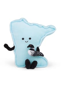 Minnesota State Shape With Mini Loon Plush - Light Blue
