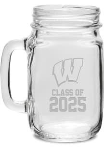 Wisconsin Badgers Class of 2025 Jar Stein - White