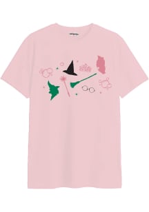 Wizard of Oz Womens Pink Oz Elements Short Sleeve T-Shirt