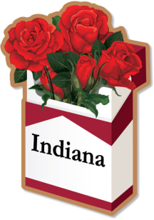 Indiana Rose Cigarette Box Stickers - Red
