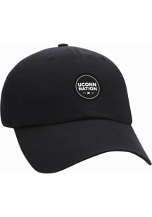 UConn Huskies Largo Adj Adjustable Hat - Black