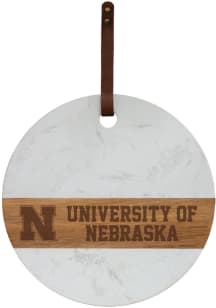 Nebraska Cornhuskers Marble Cutting Board