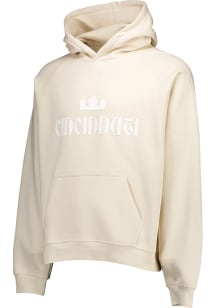 FC Cincinnati Mens White Tonal Fashion Hood