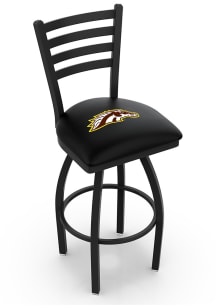 Western Michigan Broncos High Back Swivel Pub Stool - Black