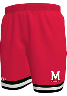 Under Armour Maryland Terrapins Mens Red Gameday Armourfuse Mesh Shorts