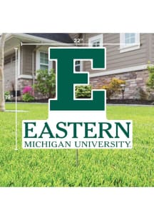 Eastern Michigan Eagles Yard Sign Yard Sign - White