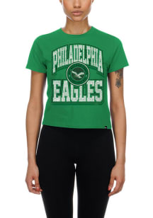 New Era Philadelphia Eagles Womens Green Training Camp Short Sleeve T-Shirt
