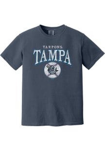 Summit Sportswear Tampa Tarpons Womens Blue Homerun Short Sleeve T-Shirt