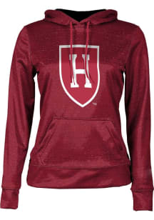 ProSphere Harvard Crimson Womens Crimson Heather Hooded Sweatshirt