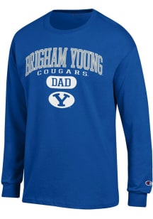 Champion BYU Cougars Blue Dad Pill Jersey Long Sleeve T Shirt