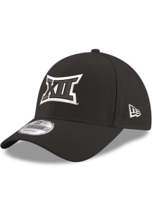 New Era Big 12 Big 12 Cap Machine 9FORTY Adjustable Hat - Black