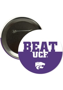 K-State Wildcats BEAT UCF 3" Button - Purple