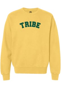 Summit Sportswear William & Mary Tribe Womens Gold Classic Block Crew Sweatshirt