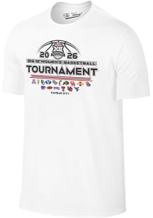 Big 12 White 2026 Big 12 Women's Basketball Tournament Short Sleeve T Shirt