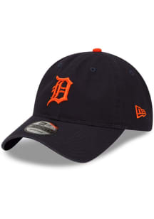 New Era Detroit Tigers Road Replica Core Classic 2.0 9TWENTY Adjustable Hat - Navy Blue