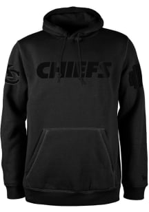 New Era Kansas City Chiefs Mens Black Black on black Fashion Hood