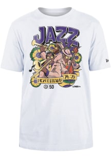 New Era New Orleans Pelicans White Vintage Short Sleeve T Shirt