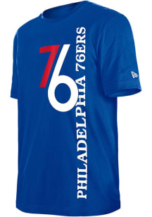 New Era Philadelphia 76ers Blue City Edition Short Sleeve T Shirt