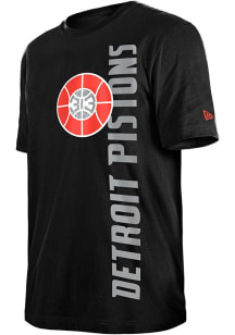 New Era Detroit Pistons Black City Edition Short Sleeve T Shirt