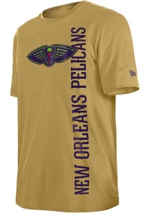 New Era New Orleans Pelicans Tan City Edition Short Sleeve T Shirt