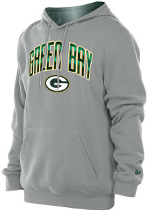 New Era Green Bay Packers Mens Grey Color Pack Long Sleeve Hoodie