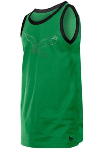 New Era Philadelphia Eagles Mens Kelly Green Retro Summer Short Sleeve Tank Top