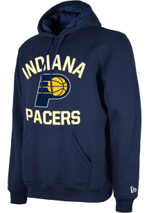 New Era Indiana Pacers Mens Navy Blue Heart and Soul Long Sleeve Hoodie
