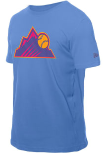 New Era Colorado Rockies Light Blue City Connect Short Sleeve Fashion T Shirt