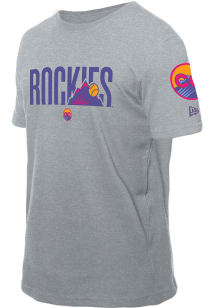 New Era Colorado Rockies Grey City Connect Short Sleeve Fashion T Shirt