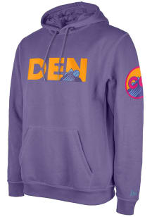 New Era Colorado Rockies Mens Purple City Connect Fashion Hood