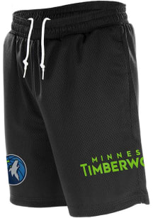 New Era Minnesota Timberwolves Mens Black Summer Shorts