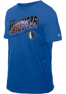 New Era Dallas Mavericks Blue Game Day Short Sleeve T Shirt