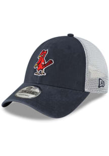 New Era St Louis Cardinals Cooperstown Trucker 9FORTY Adjustable Hat - Navy Blue