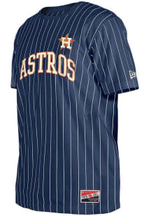 New Era Houston Astros Navy Blue Throwback Short Sleeve Fashion T Shirt