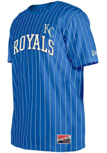 New Era Kansas City Royals Blue Throwback Short Sleeve Fashion T Shirt