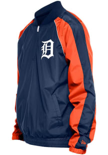 New Era Detroit Tigers Mens Navy Blue Leisure Pullover Jackets