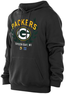 New Era Green Bay Packers Mens Black 2025 NFL Draft Long Sleeve Hoodie