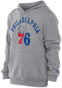 New Era Philadelphia 76ers Mens Blue Game Day Long Sleeve Hoodie