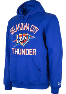 New Era Oklahoma City Thunder Mens Blue Heart and Soul Long Sleeve Hoodie