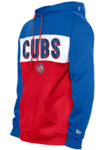 New Era Chicago Cubs Mens Blue Game Day Long Sleeve Lightweight Hoodie