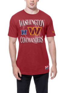 New Era Washington Commanders Maroon Throwback Short Sleeve T Shirt