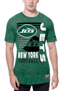New Era New York Jets Green Throwback Mineral Wash Short Sleeve Fashion T Shirt