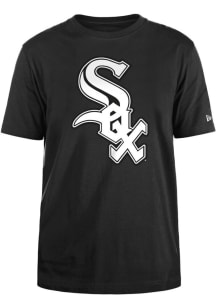New Era Chicago White Sox Black Primary Short Sleeve T Shirt