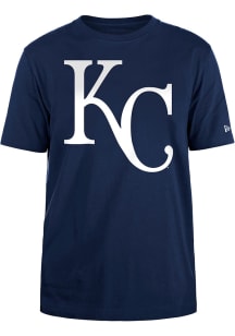New Era Kansas City Royals Navy Blue Primary Short Sleeve T Shirt