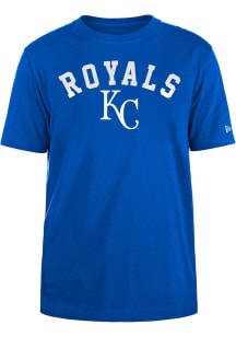 New Era Kansas City Royals Blue Arch Name Short Sleeve T Shirt