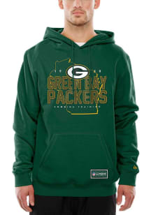 New Era Green Bay Packers Mens Green Combine Collection Hood