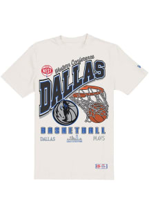 New Era Dallas Mavericks White City Edition Short Sleeve Fashion T Shirt