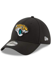 New Era Jacksonville Jaguars Mens Black Team Classic 39THIRTY Flex Hat