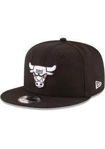 New Era Chicago Bulls Black 9FIFTY Mens Snapback Hat