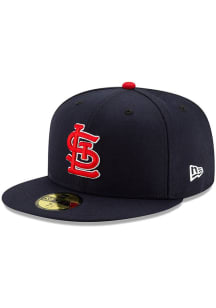 New Era St Louis Cardinals Mens Navy Blue AC Alt 2020 59FIFTY Fitted Hat